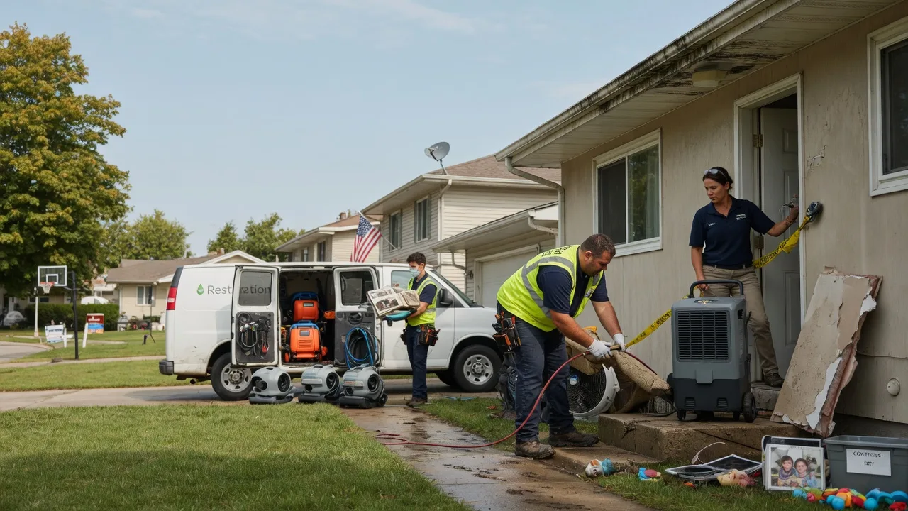 Water Damage Restoration in Fisher, IL near me